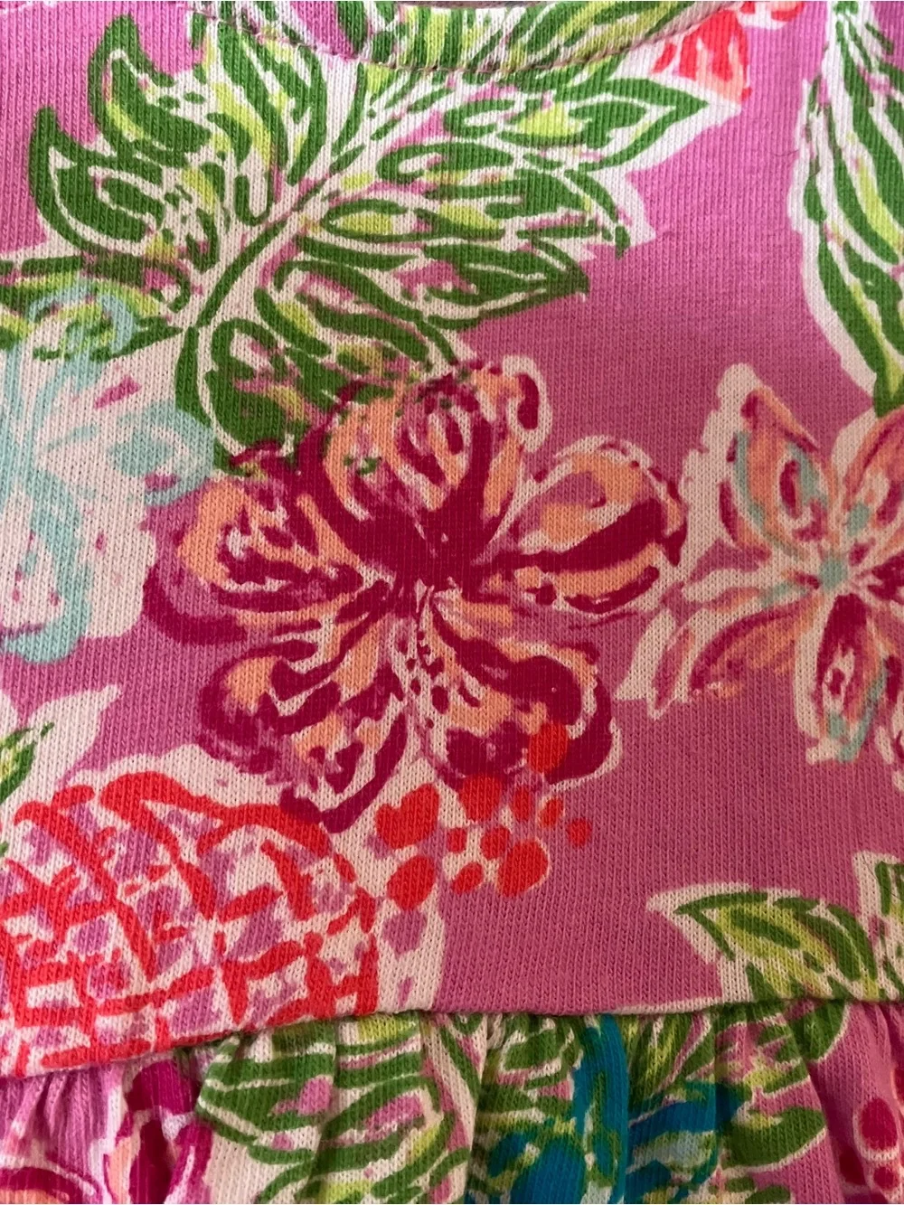 Gymboree Pink Floral Tie-Shoulder Sundress size 5T.